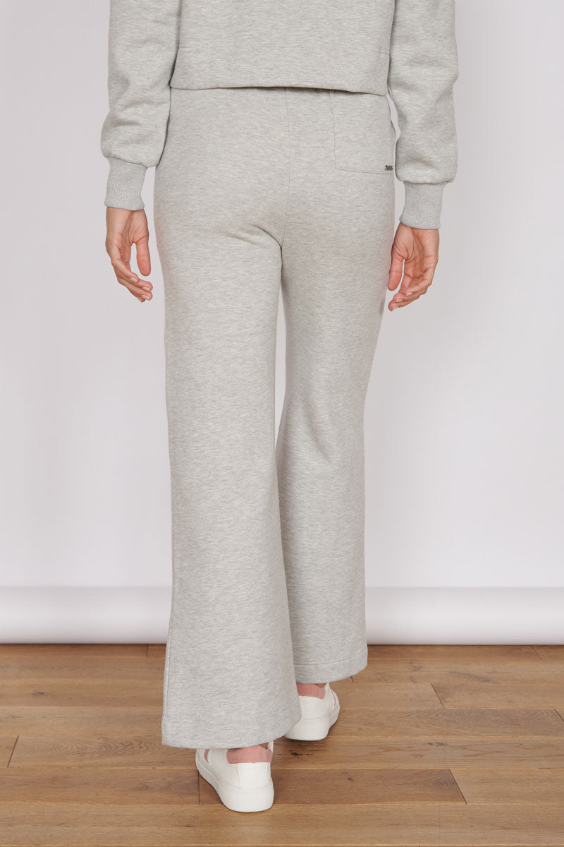 Eleanor Light Grey Loungewear Wide Leg Joggers